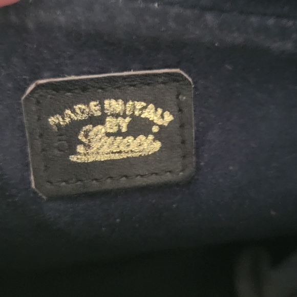 GUCCI Monogram Navy Web GG purse - Picture 11 of 13